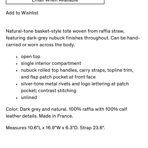 LAST DROP! Le Panier Soleil Tote Bag - Picture 6 of 14